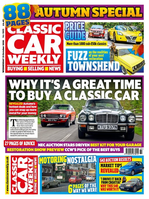 Cover image for Classic Car Weekly